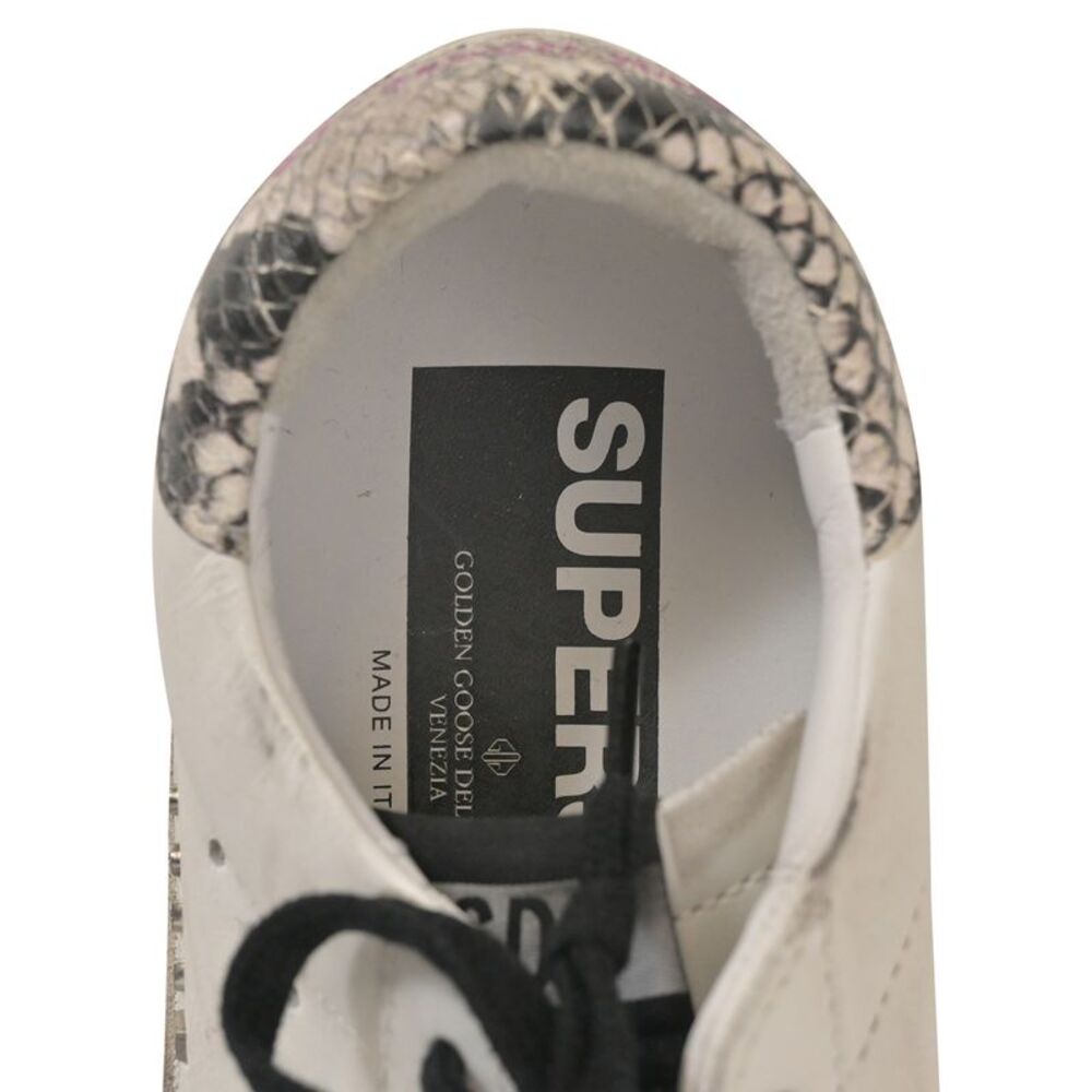 Golden Goose Superstar Low Top Sneakers in White Leather - Picture 5 of 9